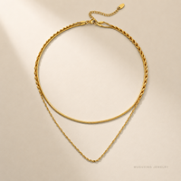 Colliers pendentifs en acier inoxydable de modèles variés, plaqués or, bijoux de mode pour femmes, vente en gros