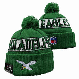 Bonnet en tricot brodé avec lettres, pour l'hiver, NFL Football League, Chiefs, Saints, Ravens, Seahawks - Product Image 5