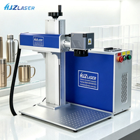 Machine de gravure laser à fibre portable de table pour marquage métallique, refroidie par air, CNC haute précision avec prise en charge AI/DWG/DST