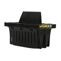 Admission en Fibre de Carbone VForce3 V3127R-873A-2 pour Motoneige 600 E-TEC HO SDI avec Adaptateur en Caoutchouc et Clapet