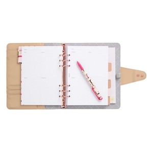 Organizador de diseño de moda al por mayor, 6 anillas, <span class=keywords><strong>Agenda</strong></span>, diario, cuaderno de PU, <span class=keywords><strong>2022</strong></span> - Product Image 6