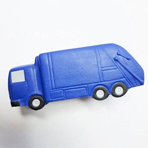 Balle anti-stress camion poubelle avec logo personnalisé, jouet à presser pour la promotion d'entreprise - Product Image 2