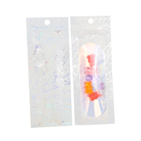 Sachet Doypack Holographique Personnalisé avec Fenêtre Transparente, Scellage Thermique sur Trois Côtés, Anti-Odeur, en PET+CPP, Design Coloré
