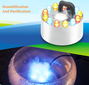Atomizador para Acuario Pequeño con Luz LED, Generador de Niebla Jeneca, Cilindro de Plástico Ecológico, Silencioso, con Protección de Apagado Automático, para Uso en Interiores y Exteriores - Product Image 3