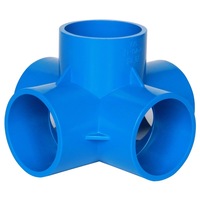 Raccord de tuyau d'alimentation en eau en PVC Té de raccordement 3 voies 4 voies 5 voies en PVC