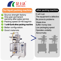 Onguent Collagène poche ensachage automatique machine d'emballage sirop automatique Liquide miel gelée bâton sachet sachet machine de remplissage