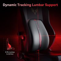 CA 1 Pièce Livraison Gratuite M6 Gamer Ergonomie Suivi Lombaire 3D 5D Accoudoirs Réglables Bureau Gamingpc Chaise de Bureau avec Repose-Pieds