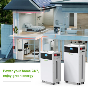 Sistema de Almacenamiento de Energía Solar LVM15 en Stock en Europa, 6000 Ciclos, 16Kwh, Batería de Litio de 51.2V 314Ah con Ruedas, Banco de Baterías de 15kwh - Product Image 4