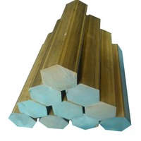Barre hexagonale en laiton C2680 sans plomb écologique facile à couper