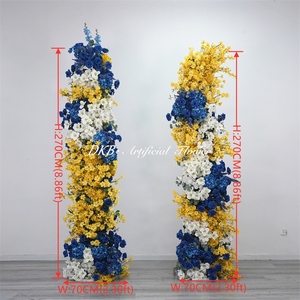Flores Artificiales Populares DKB, Decoración para Fondo de Boda, Decoración Floral, Flor de Seda Artificial Ecológica para Decoración de Bodas - Product Image 2