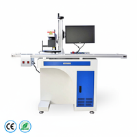 HONGSHENGDA Máquina de Marcado Láser de Fibra Visual con Enfoque Automático de 20W-100W para Corte y Grabado de Metal 100kg
