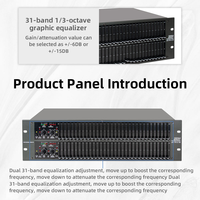 Égaliseur et Limiteur graphiques professionnels 2231 avec NR de type III |   Processeur de signal audio professionnel