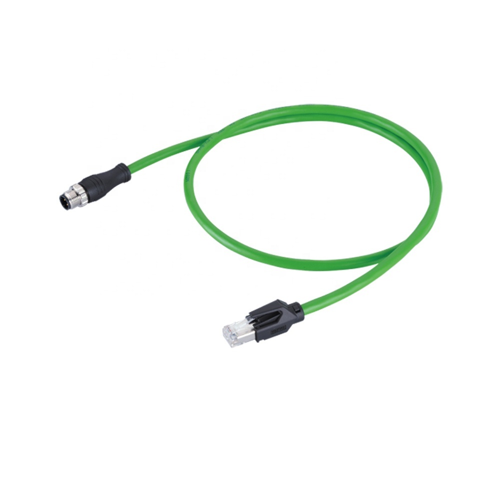 M12 macho a hembra/RJ45 a RJ11 hembra todo-en-un conector