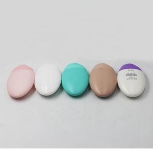 Nouveau design HDPE en forme d'oeuf Tube en plastique de 60ml pour crème pour les mains Bouteille de protection solaire en peluche douce mate à presser pour shampooing et lotion - Product Image 6