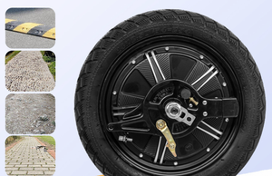 Patineta Eléctrica Portátil sin Escobillas de 350W, Dos Ruedas, Neumáticos Desmontables de 14 Pulgadas, Gran Autonomía, Puede Transportar 150-200kg, Batería de Larga Duración - Product Image 5