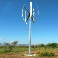 CE MPPT complet 10kw 20KW 50KW générateur d'énergie eolic 2KW 1KW petit système d'énergie éolienne 3KW 5KW éolienne verticale pour la maison