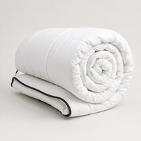 Couette de luxe régulatrice de température en viscose de bambou respirante et absorbant l'humidité pour toutes les saisons