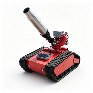 Robot de extinción de incendios sobre orugas de alto flujo (80L/S) con alcance de 60m - Product Image 4