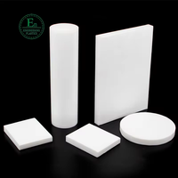 Résistance aux hautes températures 260 ℃   Plaque en polytétrafluoroéthylène blanche, service de découpe sur mesure, feuille de PTFE vierge à 100%, personnalisée