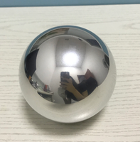 Esfera Hueca de Aluminio Pulido, 80-200 mm de Diámetro, 2 mm de Grosor, Estilo Hada, para Proyectos Comerciales y de Arte Público