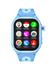 Montre connectée pour enfants CE 4G Android avec carte SIM, appels vidéo, suivi GPS, SOS, étanche, avec fonction talkie-walkie - Product Image 4
