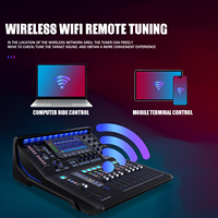 Mezclador de Audio Profesional para DJ GAX-TQ10 con Procesador de Efectos DSP, Consola Digital con Control por Aplicación, Sonido en Vivo