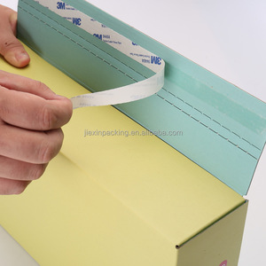 Caja plana reciclable Embalaje Productos de entrega de correo Cajas de envío Caja de correo con cremallera - Product Image 3