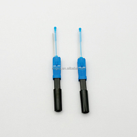 Connecteur rapide à fibre optique réutilisable à faible perte d'insertion 58mm SC APC SC UPC thermofusible pour FTTH