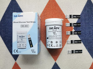 Appareil de contrôle du sucre Sejoy personnalisé, temps de test de 5 secondes, bandelettes de test de glycémie pour le diabète - Product Image 4