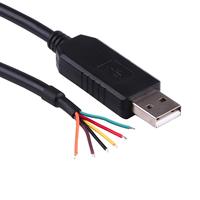 FT232RL Chip USB a 3,3 V TTL UART Serial Converter Extremo del cable Conector pelado Programa Flash Cable de descarga 6FT TTL-232R-3V3-WE