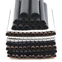 Nouveau design EPDM PVC type D porte et fenêtre coupe-froid bloqueur d'écart bande d'étanchéité d'isolation auto-adhésive