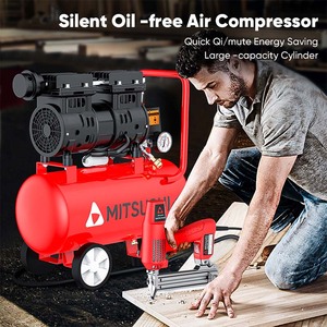 เครื่องอัดอากาศแบบพกพาสำหรับอุตสาหกรรมและงาน DIY มอเตอร์ไร้แปรงถ่าน 800W ความจุถัง 9 ลิตร แบบตั้งตรง 220V ยี่ห้อ Mitsushi รุ่น MYSJ69L - Product Image 5
