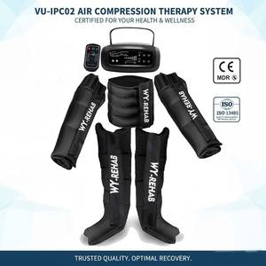 Système de thérapie par compression d'air de qualité professionnelle, masseur corporel complet pour un soulagement ciblé des muscles et un soutien à la drainage lymphatique - Product Image 1