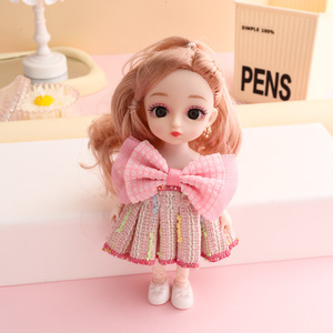 Muñeca Princesa Xiaoxiangfeng de 16 cm con Llavero, Nuevo Juguete de Vestir para Cumpleaños Infantiles, Llaveros de Plástico - Product Image 6