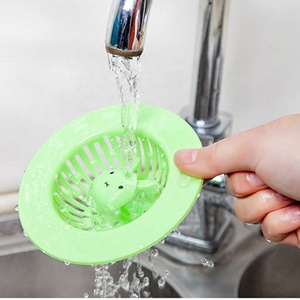 Couvre-drain en plastique pour évier, bouchon rond en caoutchouc pour siphon, <span class=keywords><strong>filtre</strong></span> anti-cheveux pour évier, <span class=keywords><strong>grille</strong></span> de filtration pour évier de cuisine - Product Image 4