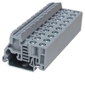 35mm Din Rail Vis Fixe Bornier Fin Bouchon Fin Pinces E/UK