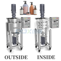 CYJX 30L réservoir de mélange de liquide homogénéisateur de réacteur de chauffage électrique 60L de qualité alimentaire avec équipement de mélange homogène de chauffage