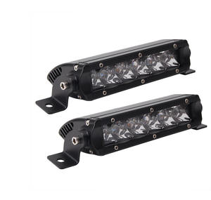 อุปกรณ์เสริมรถยนต์ใหม่ ไฟ LED บาร์ 7 นิ้ว 30 วัตต์ 12 โวลต์ 6500K 3000 ลูเมน ไฟเสริมสำหรับติดตั้งได้กับรถยนต์ทั่วไป - Product Image 1