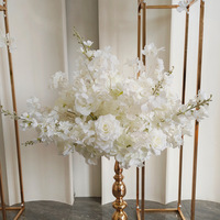 Bola de Rosas Artificiales para Exhibiciones en Centros Comerciales, Escaparates, Fotografía de Bodas, Fondo de Pared, Decoración de Hoteles y Mesas de Cumpleaños