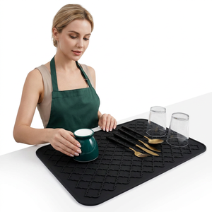 Custom Kitchen <b>Silicone</b> Dish Drying <b>Mat</b> Dish <b>Mat</b> Durable <b>Silicone</b> Dish Drying Pad - Product Image 6