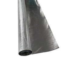 Membrane d'isolation thermique en aluminium laminé avec PE, renforcée avec une maille en PE, matériau d'isolation en mousse enduite