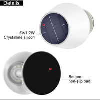 Lampe solaire rechargeable pour l'extérieur, à énergie solaire, éclairage d'intérieur, restaurant, hôtel, famille