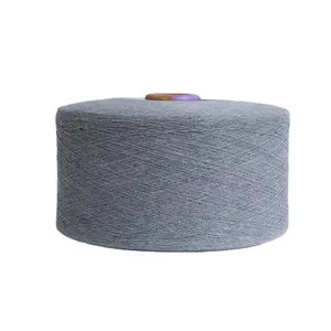 Free Sample Weaving Fabric Sustainable Polyester Raw Knitting Recycled High Tenacity Socks Cotton Blended Yarn
