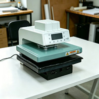 Presse à chaleur automatique 38*38cm, presse à transfert thermique multi-tailles pour l'impression de t-shirts à manches courtes et de vêtements