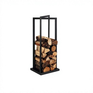 Bestest Quality Iron Folding <b>Log</b> <b>Holder</b> For Indoor And Outdoor Usage Black Color <b>Log</b> Rack At Reasonable Prices - Product Image 1
