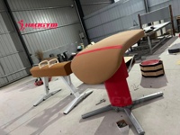 Table de gymnastique HAOGYM, équipement de gymnastique, cheval de sol avec 2 poignées