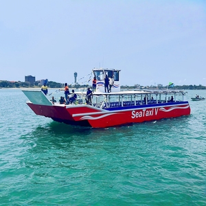 Barca passeggeri di 21 metri con fondale piatto in alluminio barca di atterraggio 69 piedi di lunghezza 19.6 piedi di larghezza con cabina di pilotaggio superiore del <span class=keywords><strong>traghetto</strong></span> passeggeri - Product Image 5