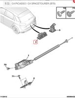 Garnitures automatiques pour Peugeot 308 508 1007 3008 RCZ Commutateur de porte arrière OEM 9676028380 6490R3