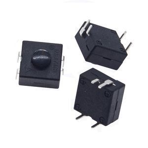 สวิตช์ไฟฉายขนาด 12x12 มม., สวิตช์ปุ่มกดแบบกดติด/กดดับ 2 ช่อง พร้อมระบบล็อคตัวเองสำหรับไฟหน้า (รุ่น: 1212-214A) - Product Image 3