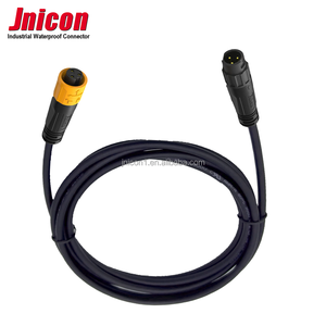 Jnicon産業用Ip68防水オスメスプラグ<span class=keywords><strong>3</strong></span>ピンケーブルワイヤー円形防水M12コネクタ - Product Image 5